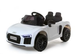 Licencjonowany Produkt Audi R8 Spyder (Biały) - zasilany baterią 12V